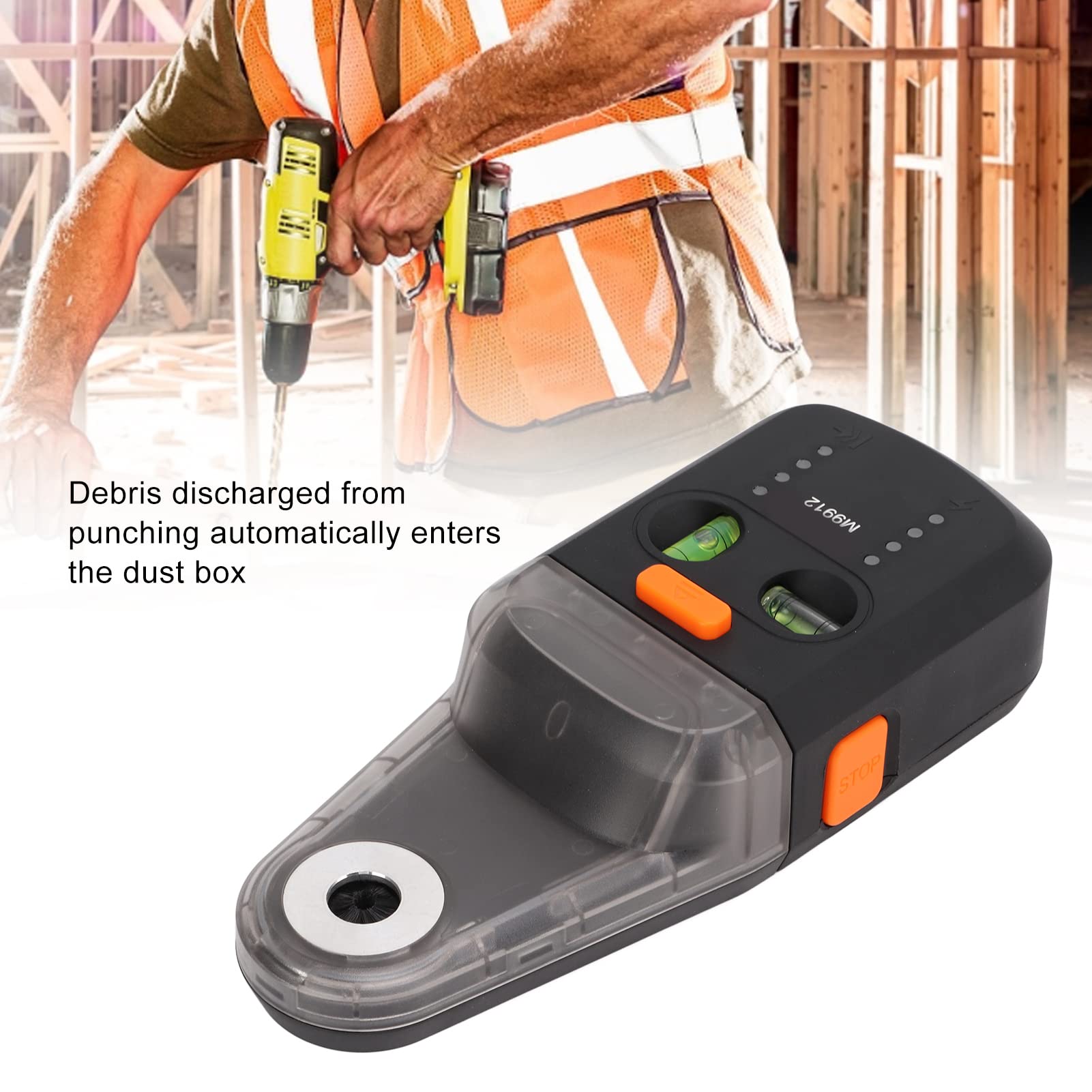Colector de Polvo de Perforaci¨®n El¨¦ctrica para Taladros Manuales, Taladros de Impacto, Martillos El¨¦ctricos, Instalaci¨®n de Muebles, Posicionamiento de L¨ªneas, Construcci¨®n de