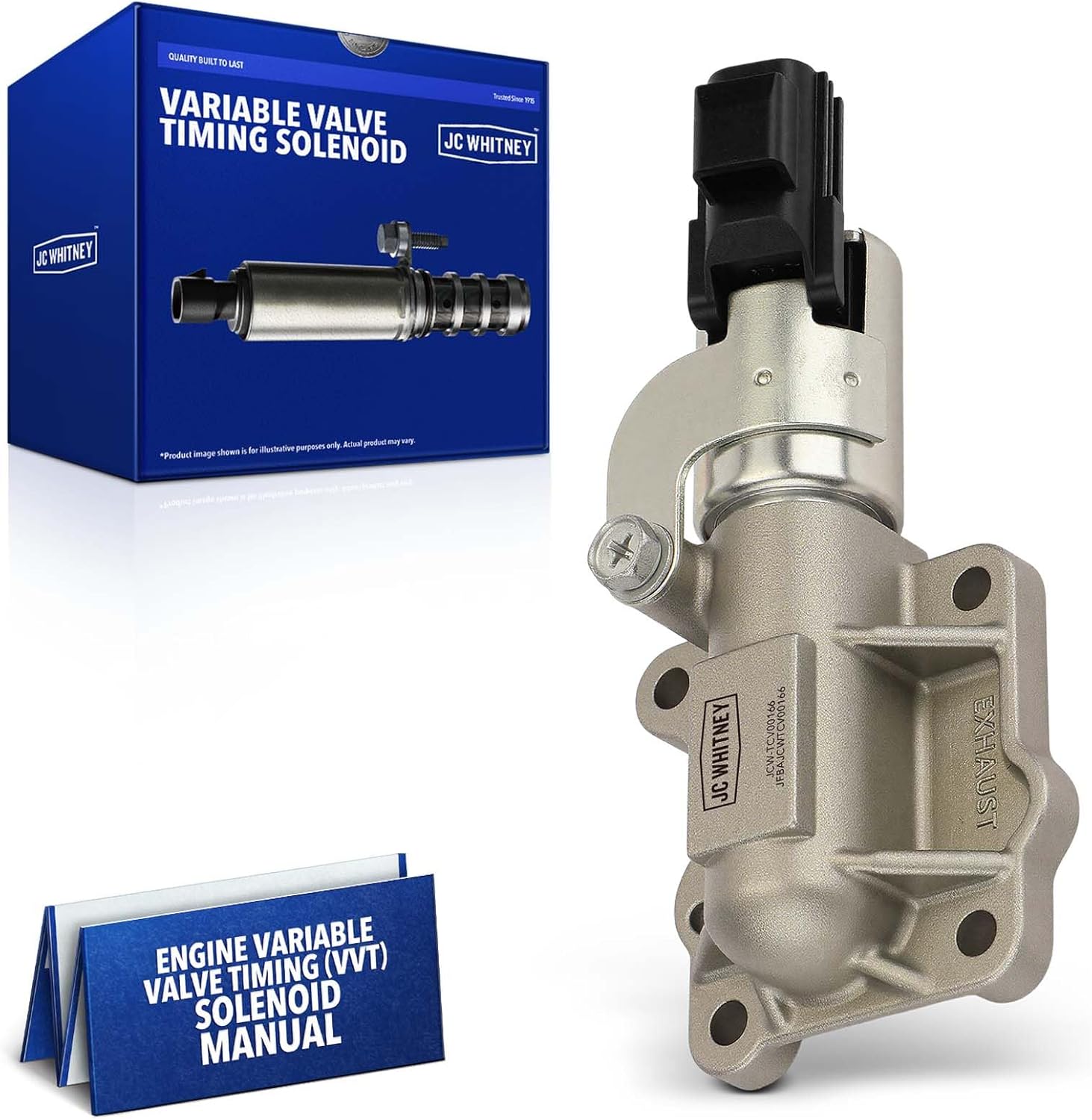 JC Whitney JFBAJCWTCV00166 Exhaust Engine Variable Valve Timing Solenoid (VVT) - Compatible with Volvo S40 2000-2004, V40 2000-2004 - 1.9L