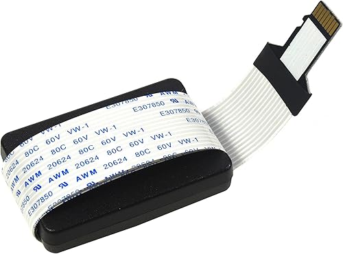 HQRP TF Micro SD to SD Card Male to Female Extension Cable Adapter Flexible Extender for 3D Printer, Car, GPS, TV, DVD, DVR, LEDLCD Screen, Mobile