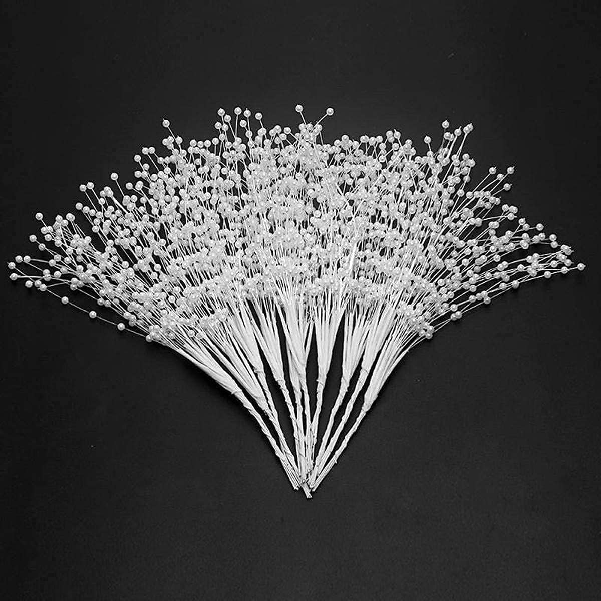 ABS Pearl String Beads Garland Beads Wreath Wedding Party Decorations DIY Accessories Christmas Garland Christmas (White)