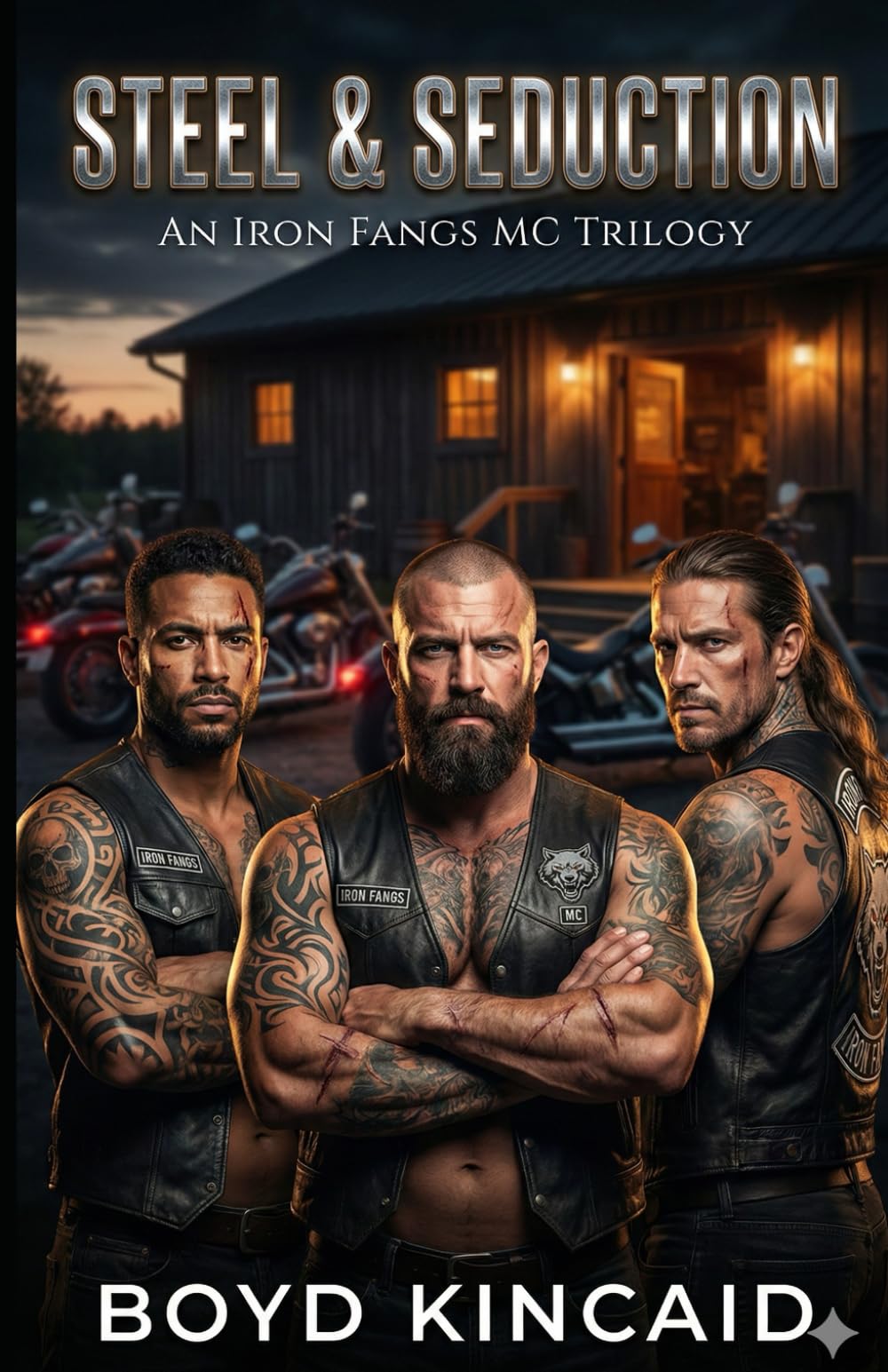 Steel & Seduction: An Iron Fangs MC Trilogy: A Steamy Omegaverse Motorcycle Club Romance (Steel & Seduction: An Omegaverse MC Romance)