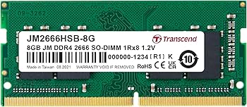 Amazon | Transcend ノートPC用メモリ PC4-21300 (DDR4-2666) 8GB