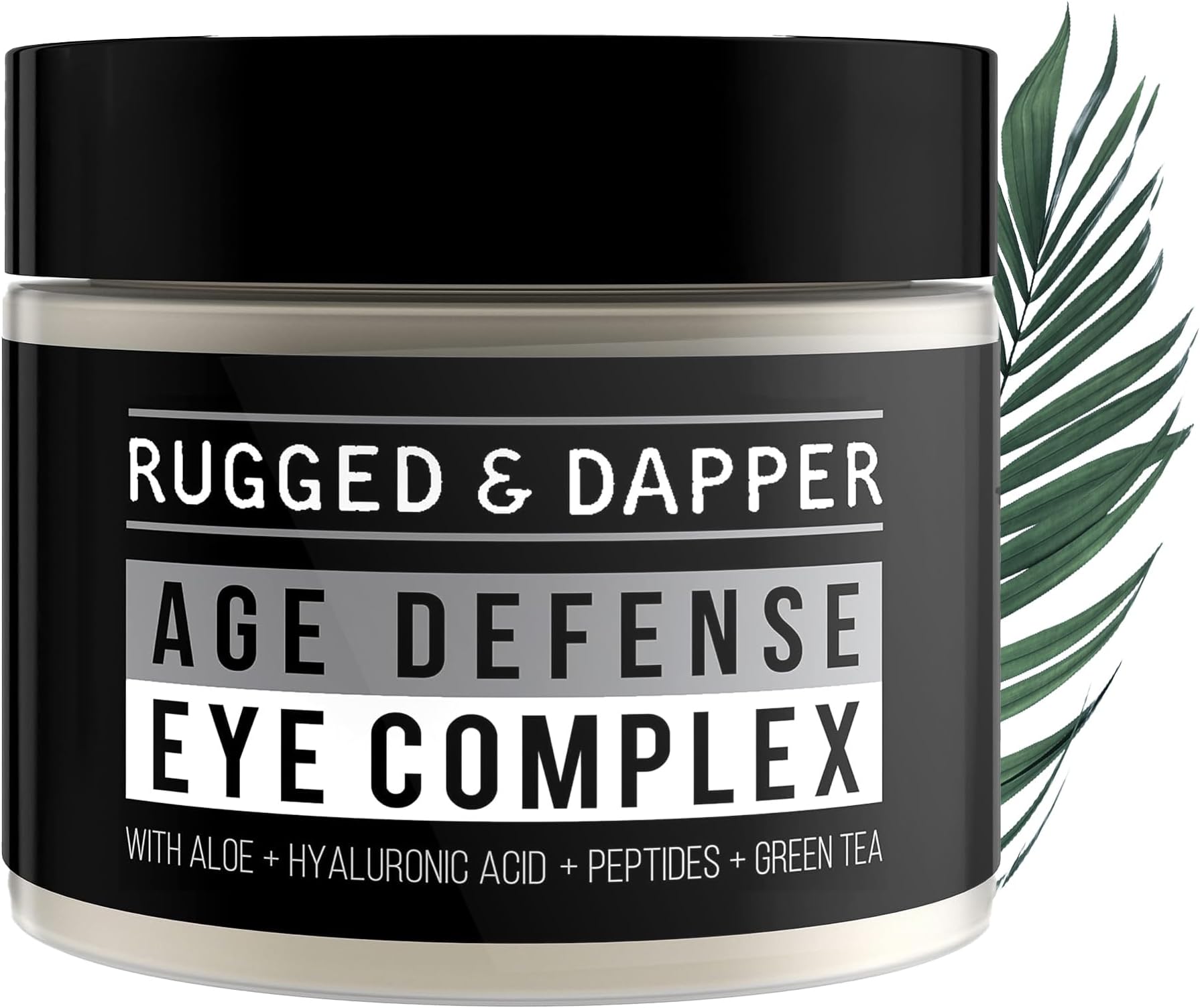 RUGGED & DAPPER- Eye Cream for Men- 1 oz- Powerful Anti Aging Gel Complex- Combats Wrinkles, Dark Circles & Visible Fatigue- Advanced Natural & Organic Ingredients Revives & Defends Entire Face