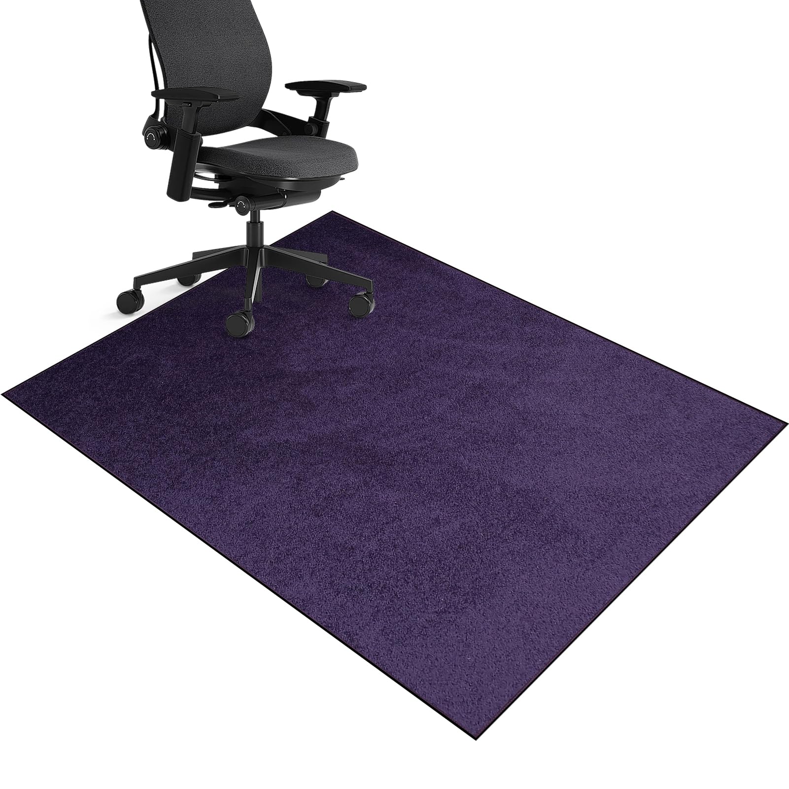 Computer Chair Mat for Carpet, 70 x 80 cm Floor Protection Chair Mat for Hard Floors, Gaming Chair Mat for Carpeted Floor, Desk Chairmats Protector Rug, Floor Protection Mat for Work, Home, Gaming