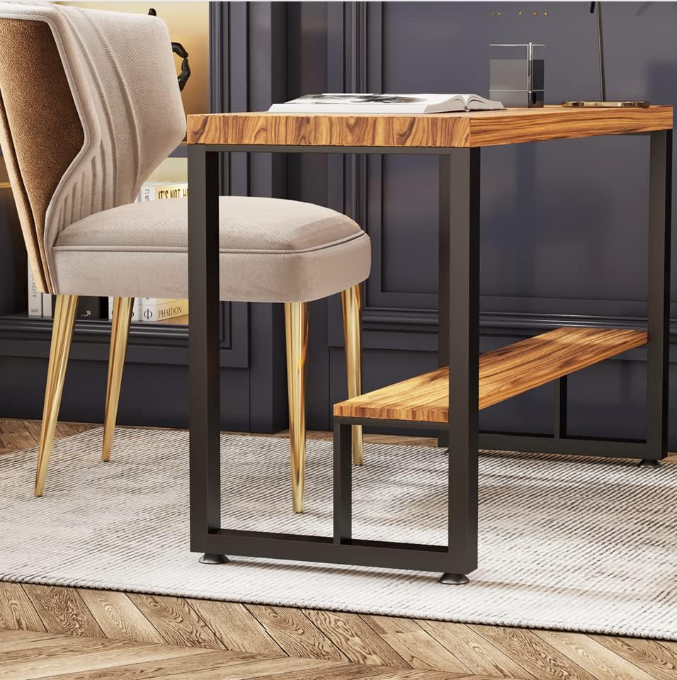 Miniatura 9 de Patas para muebles de 28 pulgadas de alto x 20 pulgadas de ancho, patas cuadradas para mesa de café, juego de 2, patas de metal industrial de 2