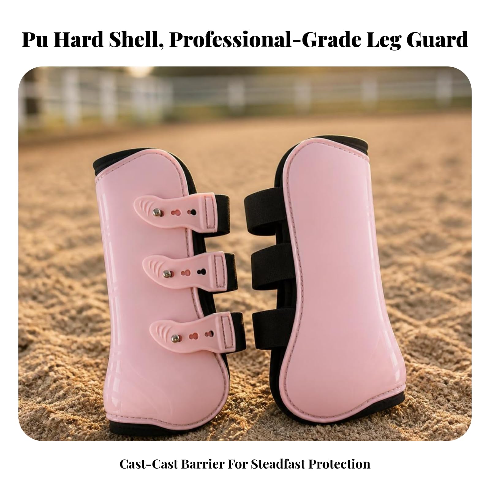 Protector Patas Caballo Resistente, White, XL-Front
