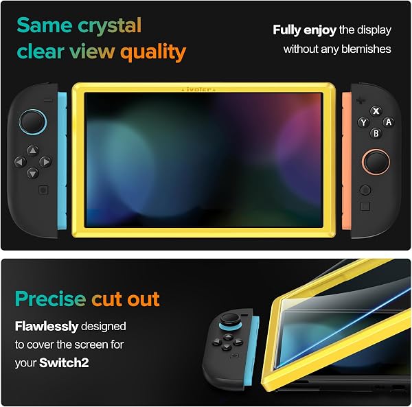 ivoler 4-Pack Screen Protector for Nintendo Switch 2 (2025), Tempered Glass - 4