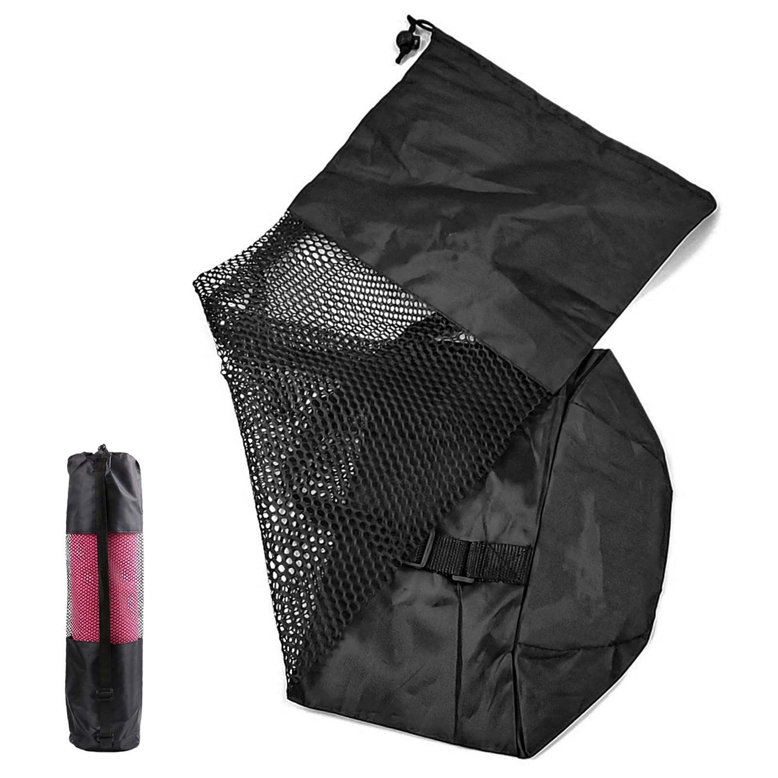 Sac De Transport Pour Tapis De Yoga – 90x30 Cm, Imperméable, Maille Ventilée, Bretelle Réglable, Léger, Pour Femme Ou Homme, Salle Ou Voyage