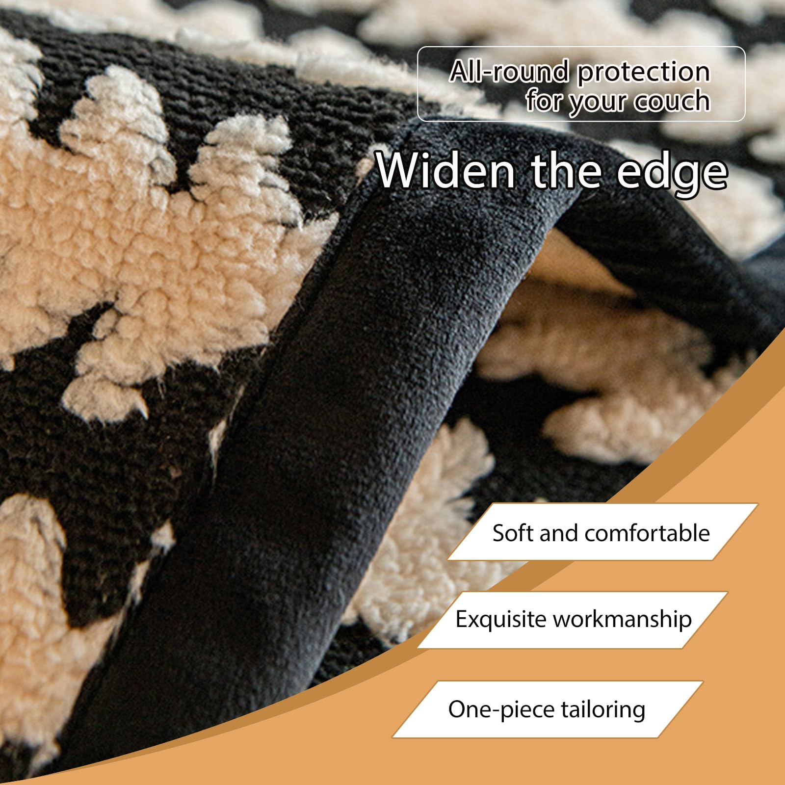 Housse De Canapé Pour Animaux De Compagnie Pour Chiens, Protection De Canapé Antidérapante Lavable Pour Chats, Housse De Meuble En Peluche Douce, Tapis Adapté Aux Animaux De Compagnie Pour Canapés