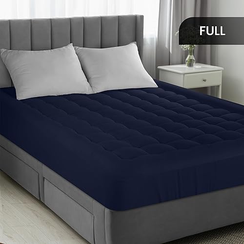 Miniatura 43 de Utopia Bedding Protector de colchón tamaño King, protector de colchón acolchado de alta calidad, funda de bolsillo profundo que se estira hasta 16