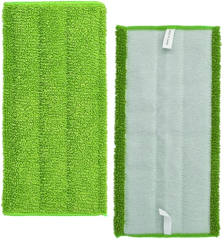Miniatura 2 de 6 almohadillas de microfibra de 12 pulgadas para limpieza de mopa de microfibra Swiffer, reutilizables y lavables, reutilizables y lavables, para