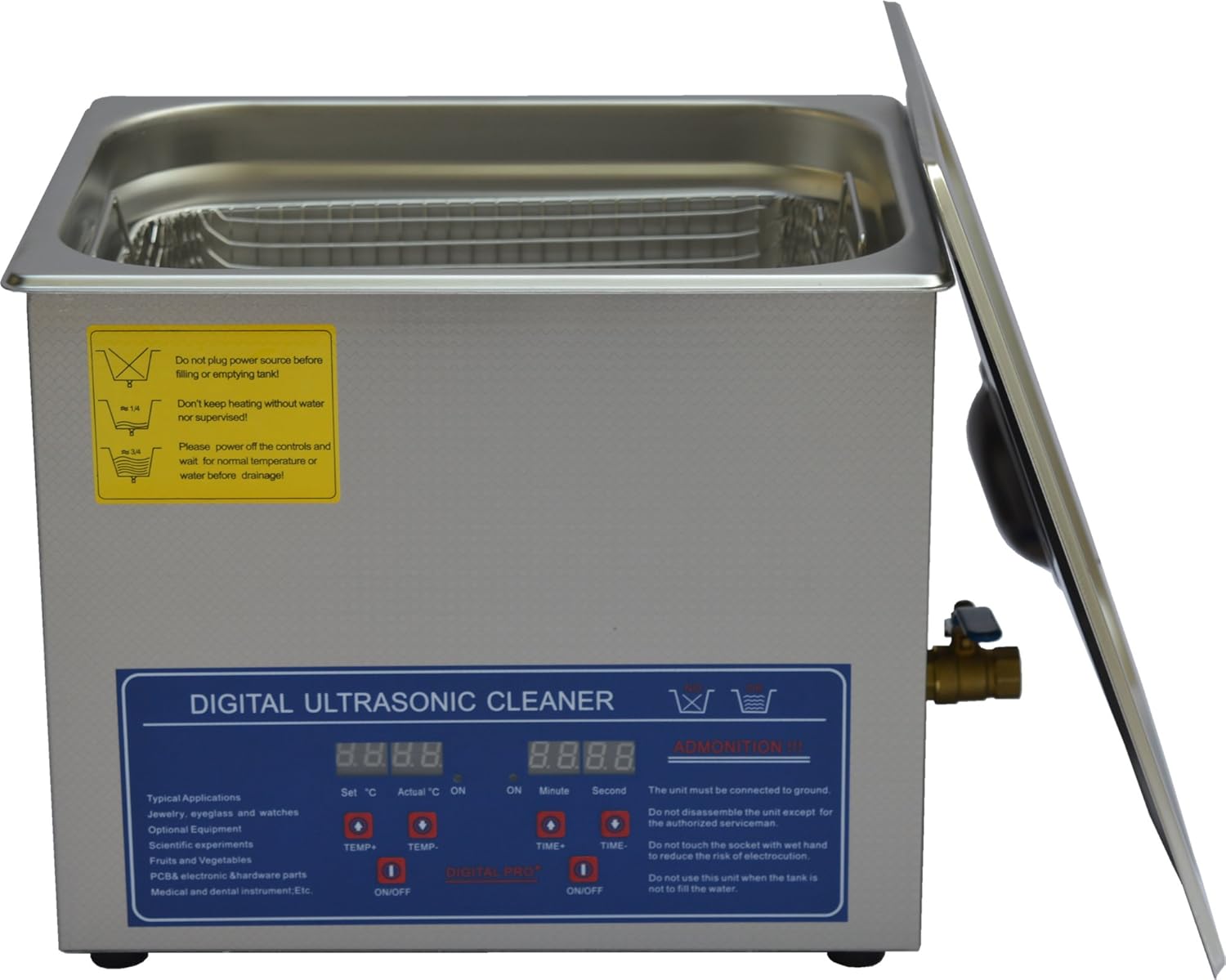 GTSONIC R9 超音波洗浄機 9L 業務用 大型 超音波洗浄器 40kHz GTSONIC R9 超音波洗浄機 9L 業務用 大型 超音波洗浄器 40kHz 大型