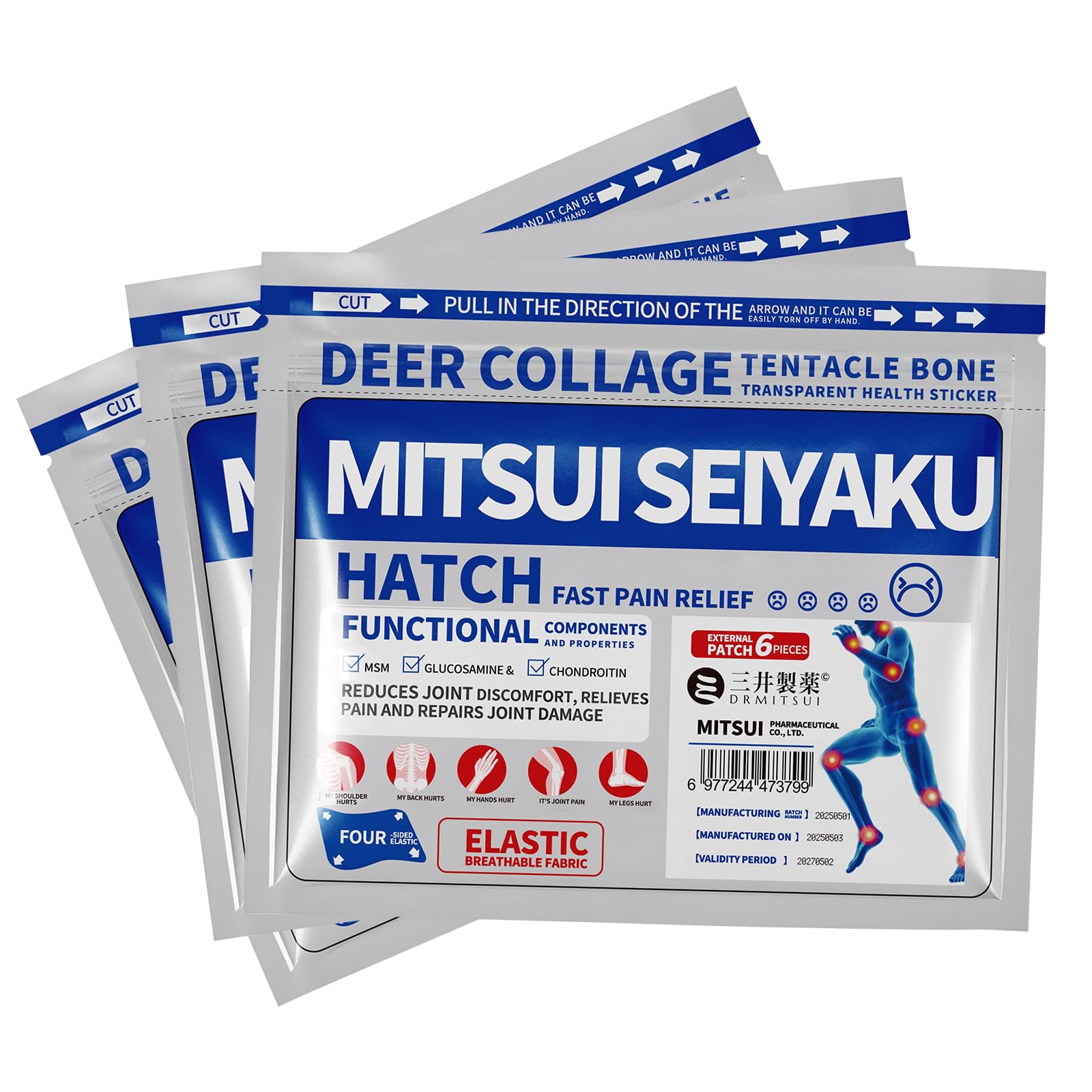 DRMITSUI Pain Relief Patch 18 Count