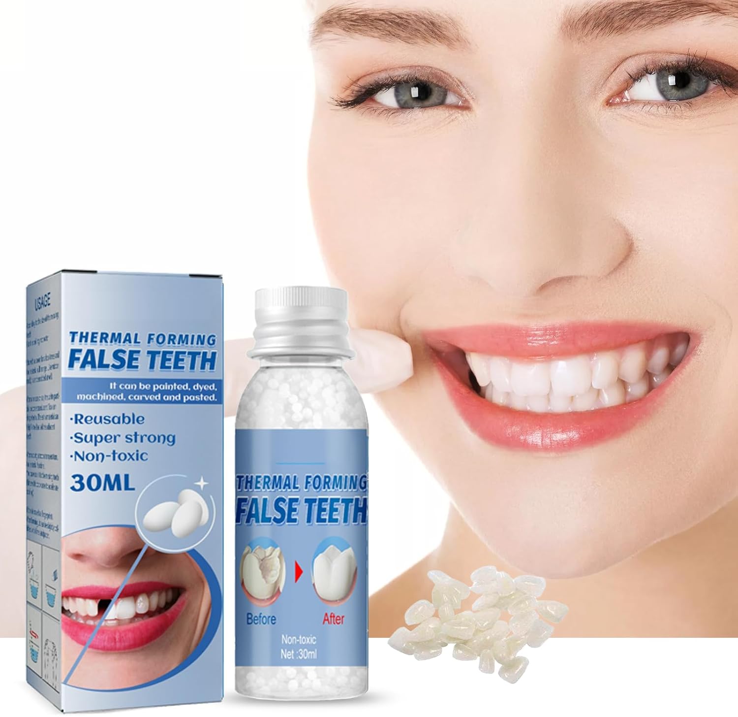 Tooth Repair Kit/Tooth Repair Granules/Cavity Filler for Teeth/Tooth