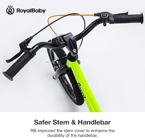 Miniatura 7 de RoyalBaby Bicicleta para niños, de aluminio ligero de 16 y 18 pulgadas, bicicleta para niños y niñas de 4 a 9 años, varios colores
