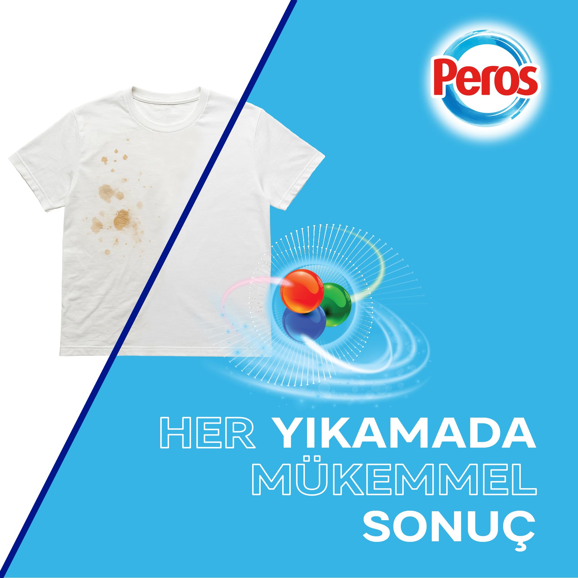 Peros Toz Çamaşır Deterjanı Göz Alıcı Beyazlar 1500 G