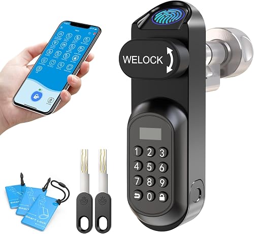 Welock U81 Fingerprint Door Lock, Electronic Door Lock Co… - 1