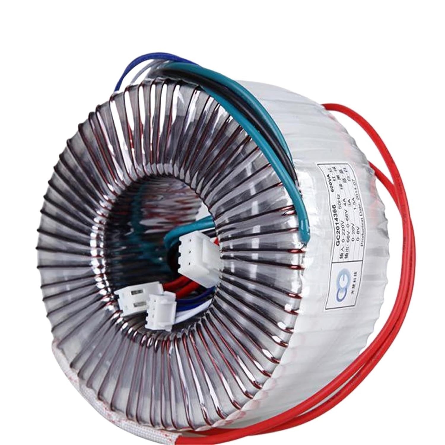 Toroidal Core Electric Power Ring Isolation Encapsulated Cable Output Transformer 1Pcs(30 kVA)