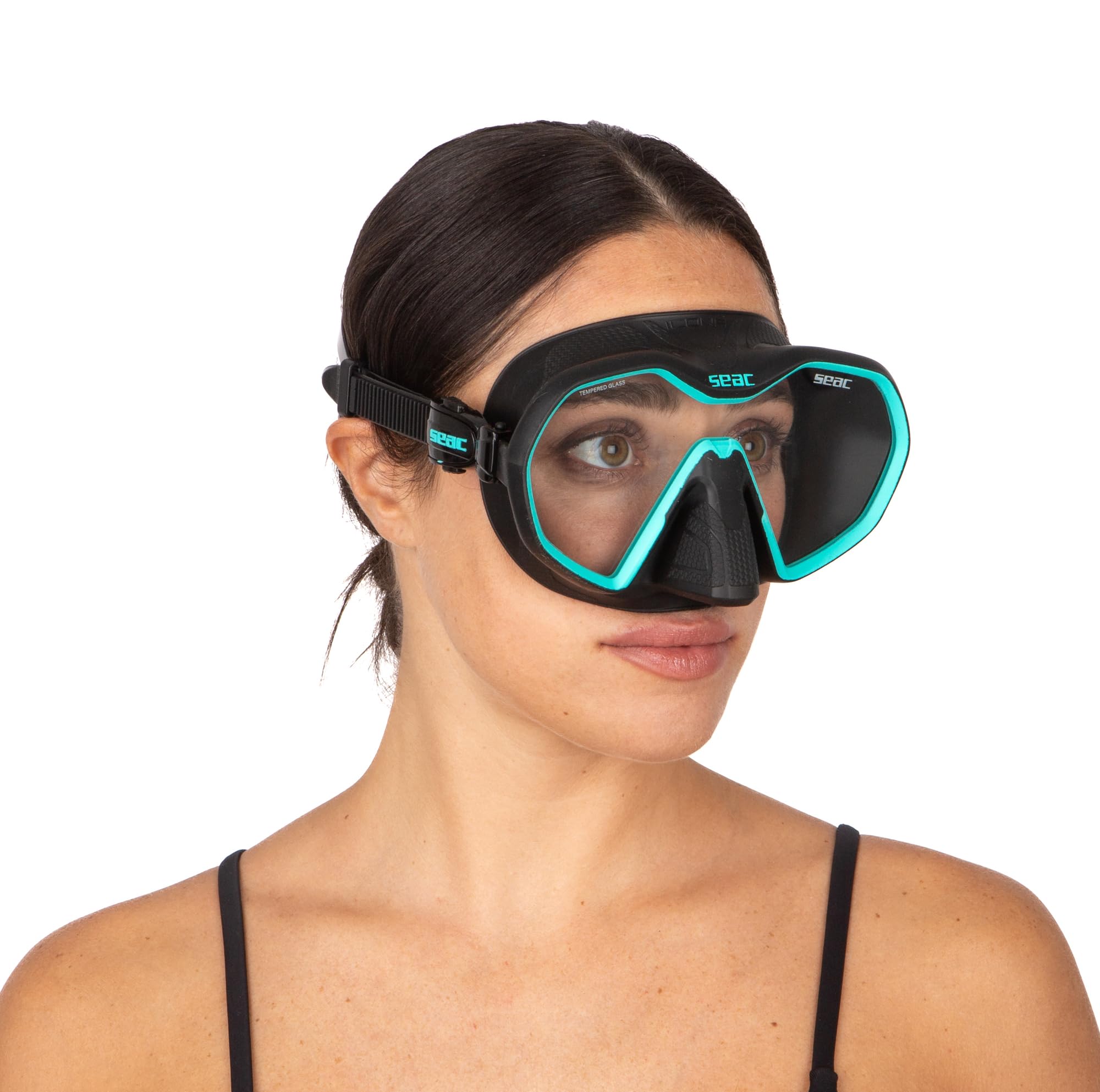Seac Icona, rahmenlose Einglas-Tauchmaske, 100% Made in Italy
