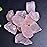 Rose Quartz Raw Crystals, Large 1.25-2.0 Healing Crystals Natural Rough Stones Crystal for Tumbling, Cabbing, Fountain Rocks, Decoration, Polishing, Wire Wrapping, Wicca & Reiki