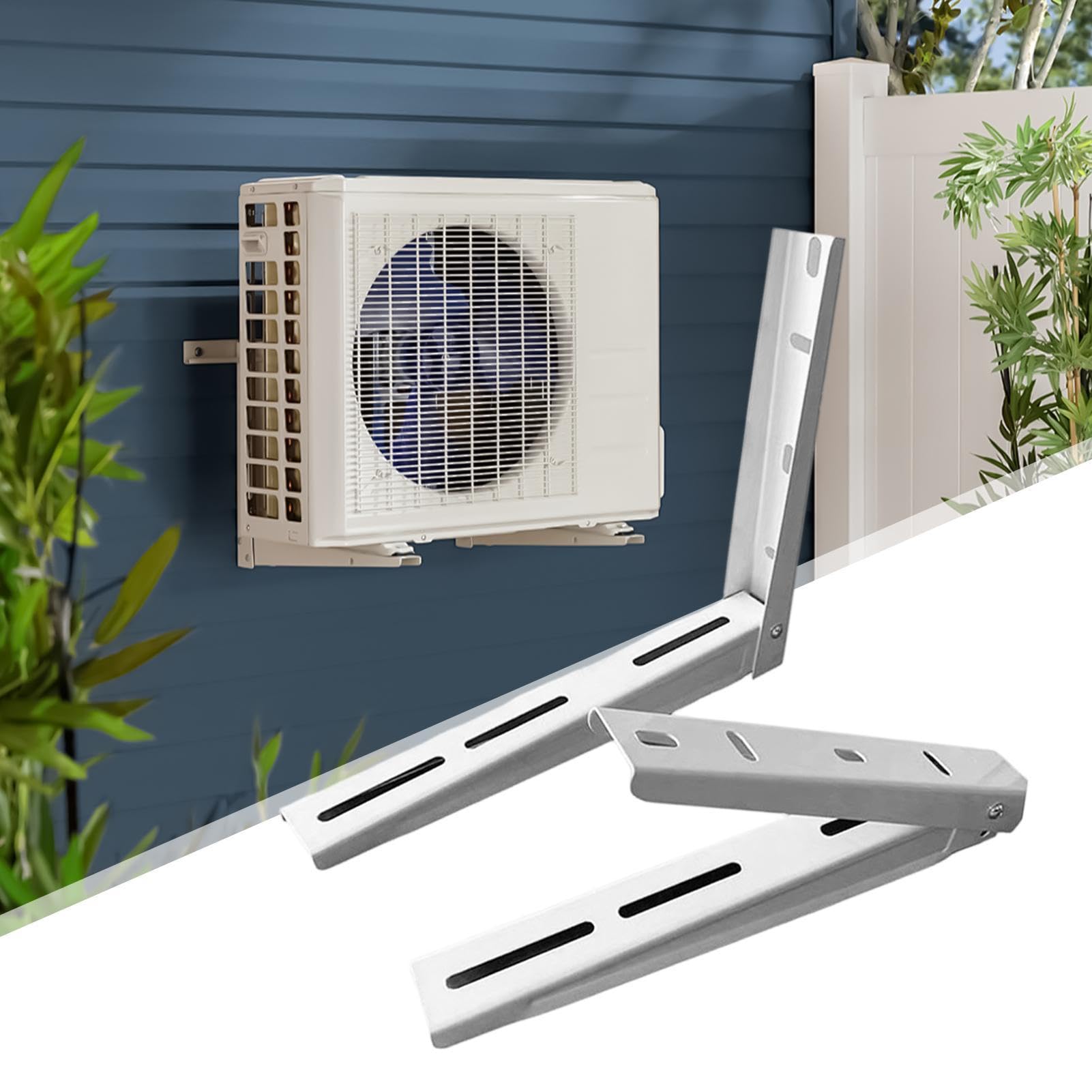 Per Mini Split,Supporto per Unità Esterna del Condizionatore | di Sostegno per Climatizzatore 35x45 cm,Adatto A Compressore Esterno, Condizionatore, Casa, Dormitorio, Appartamento