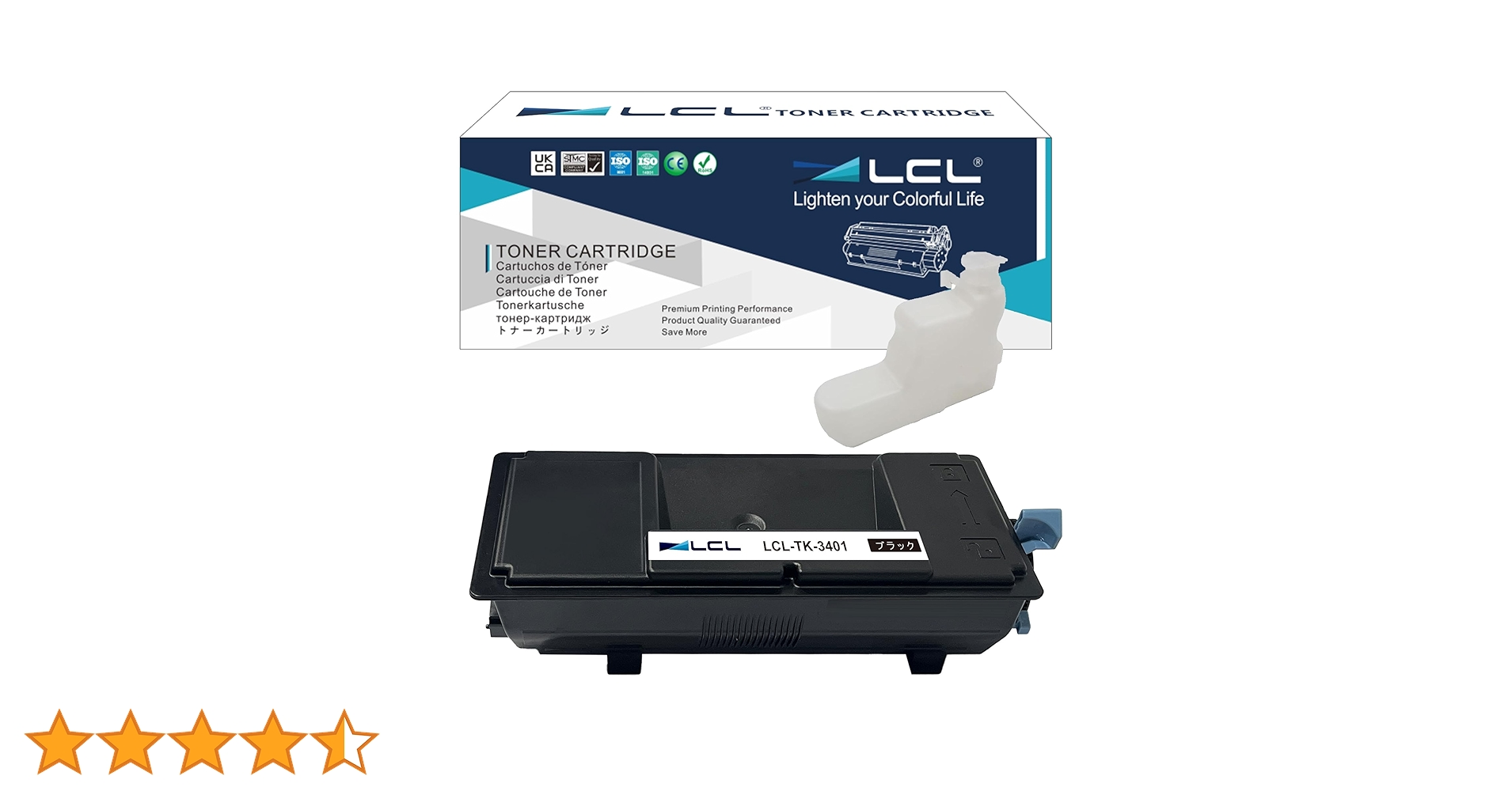 KYOCERA インクカートリッジ Amazon.co.jp: LCL Kyocera用 京セラ用 TK-3401 TK3401 (1パック