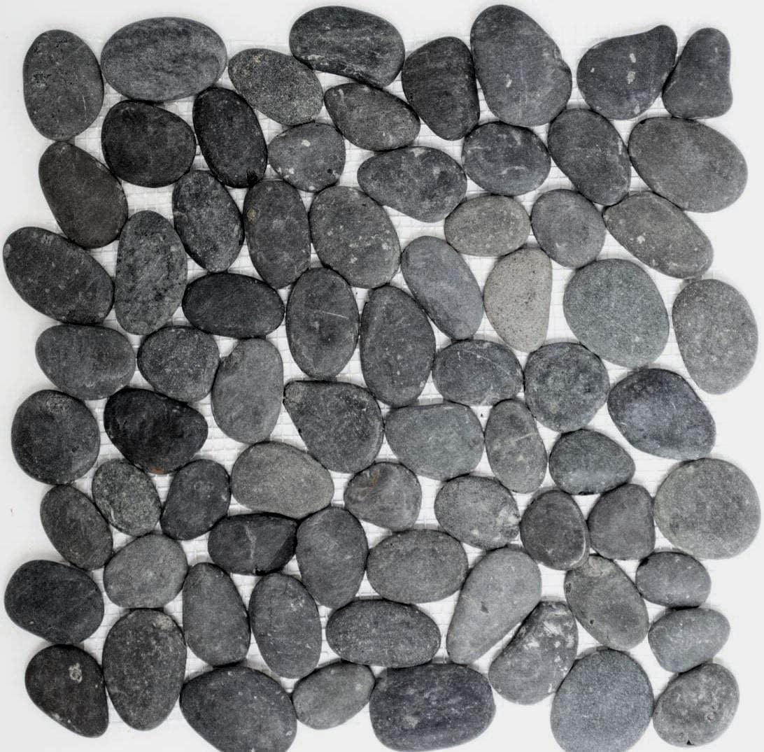 Carreau De Mosaïque Translucide Gris Noir Multiformat Mosaique De Verre Crystal Pierre Ep Gris Noir Mos88 0210 F 10955