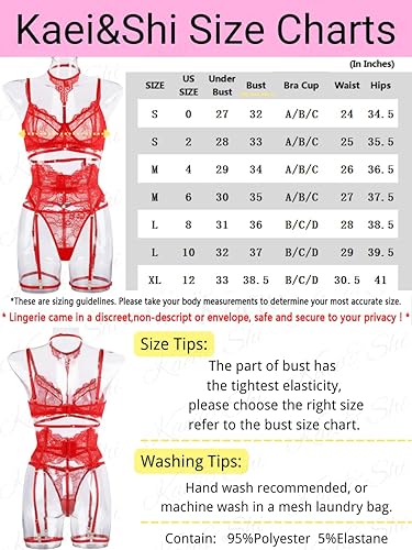 Miniatura 7 de Kaei&Shi Gargantilla exótica, cinturón de cintura alta, cuerda G, liga de tiras de 5 piezas