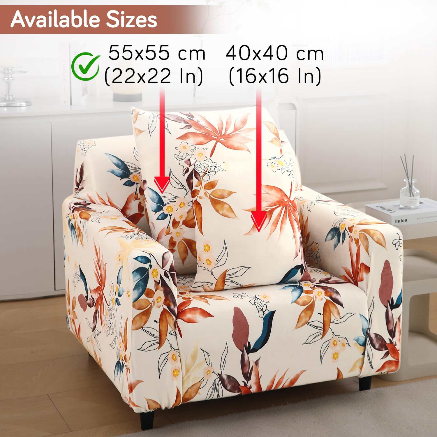 Velvet Cushion Covers - Amber Serene Flora -3