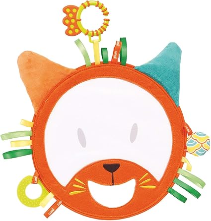 Ludi Tete De Chat Hochet Geant Et Leger Pour Jouer A Coucou Cache Des 12 Mois