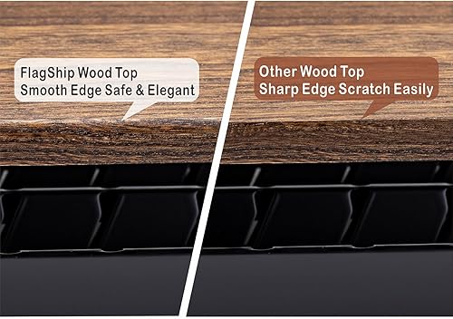 Miniatura 4 de FlagShip Para Nespresso Pod Drawer Vertuo Pod Holder Coffee Pod Organizer Estilo Moderno Y Soporte para Máquina de Café Tapa de Madera (Capacidad de