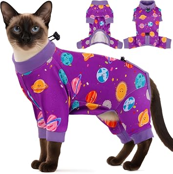 DENTRUN Cat Hair Control Suit with Sticky Fabric, Breathable Recovery Suit
