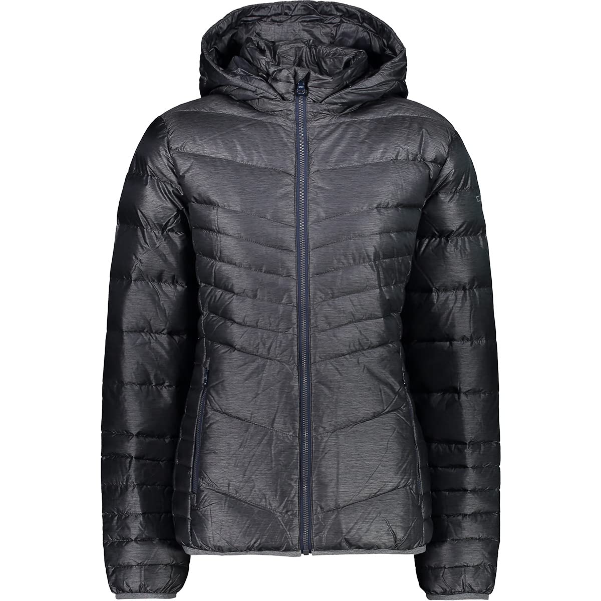 CMP 39k3086 Women's Jacket, women's, Jacket, 39K3086, B.Blue Mel., FR : L (Taille Fabricant : 42)
