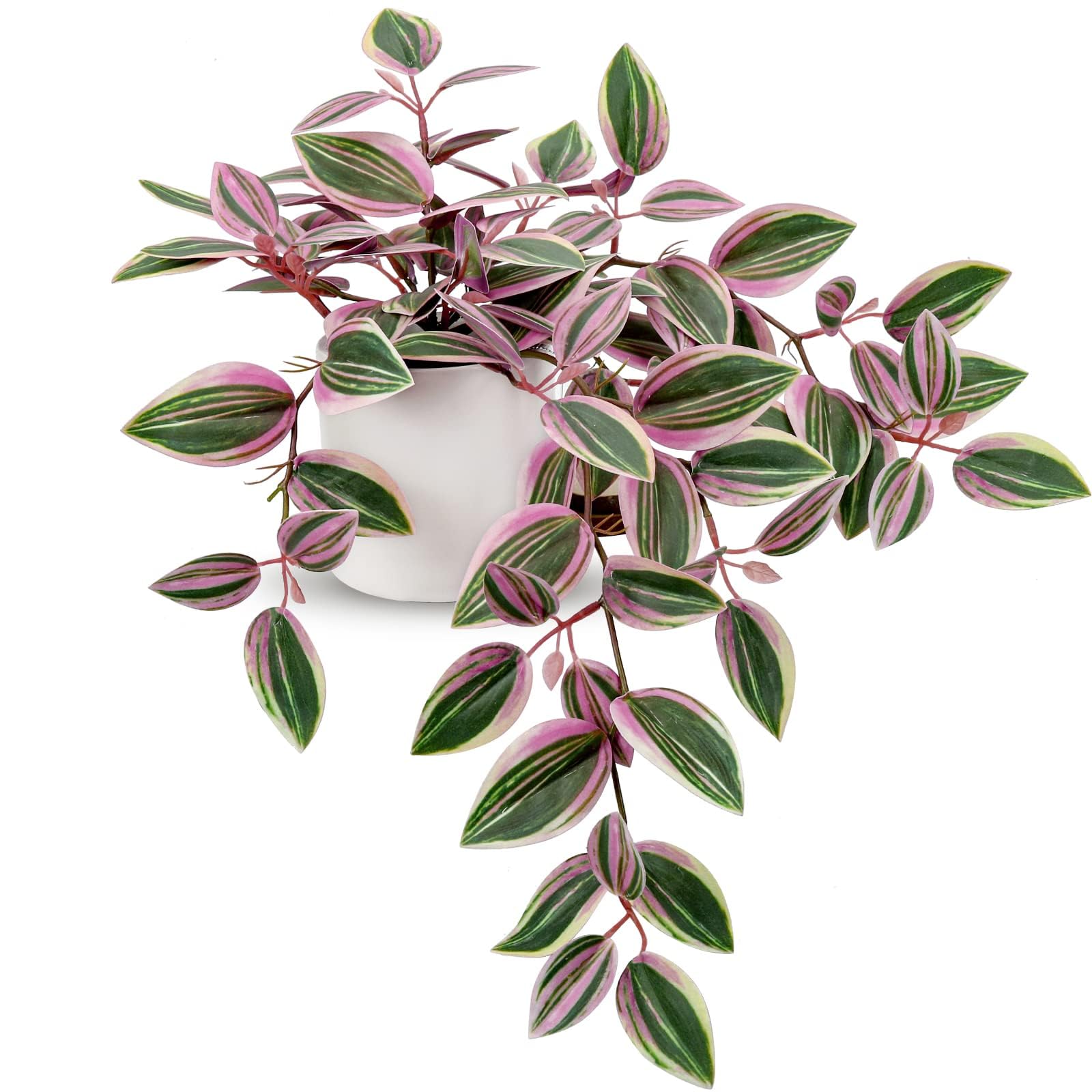 Amazon.com: GnFlus Fake Hanging Plants in Ceramic Pot, 20 Inch
