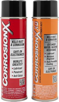Rustproofing Kit, Two Step Corrosion Protection System | CorrosionX and CorrosionX Extended Duty, Underbody Rust Protection for Frame, Exhaust, Vehicle Electronics, Hidden Cavities