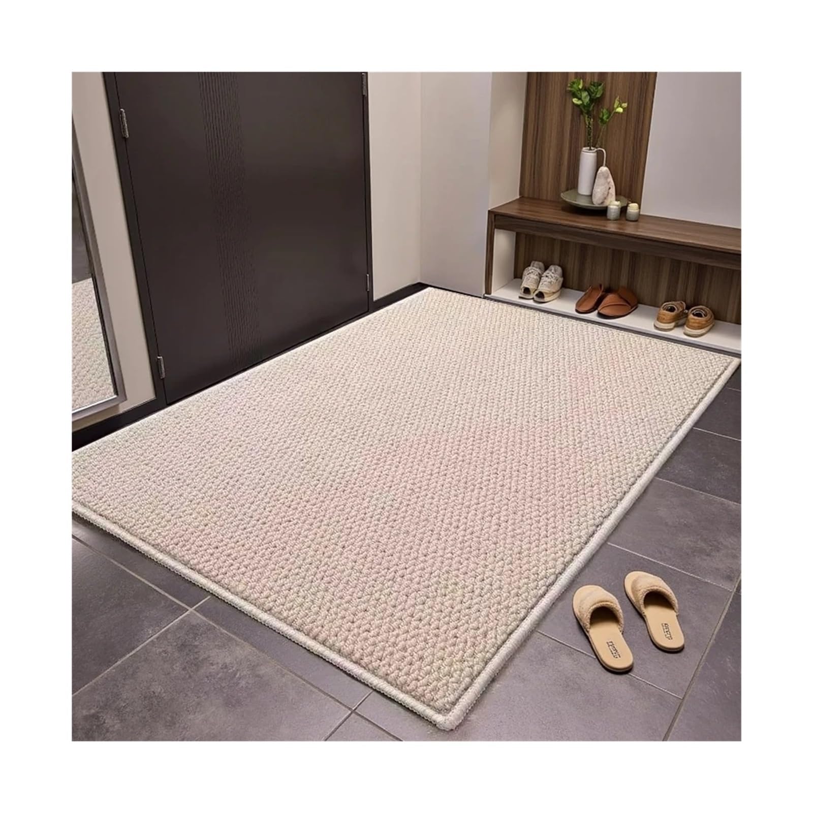 Tapis d'entrée anti-griffures chat et antidérapant 60x90cm protège sol