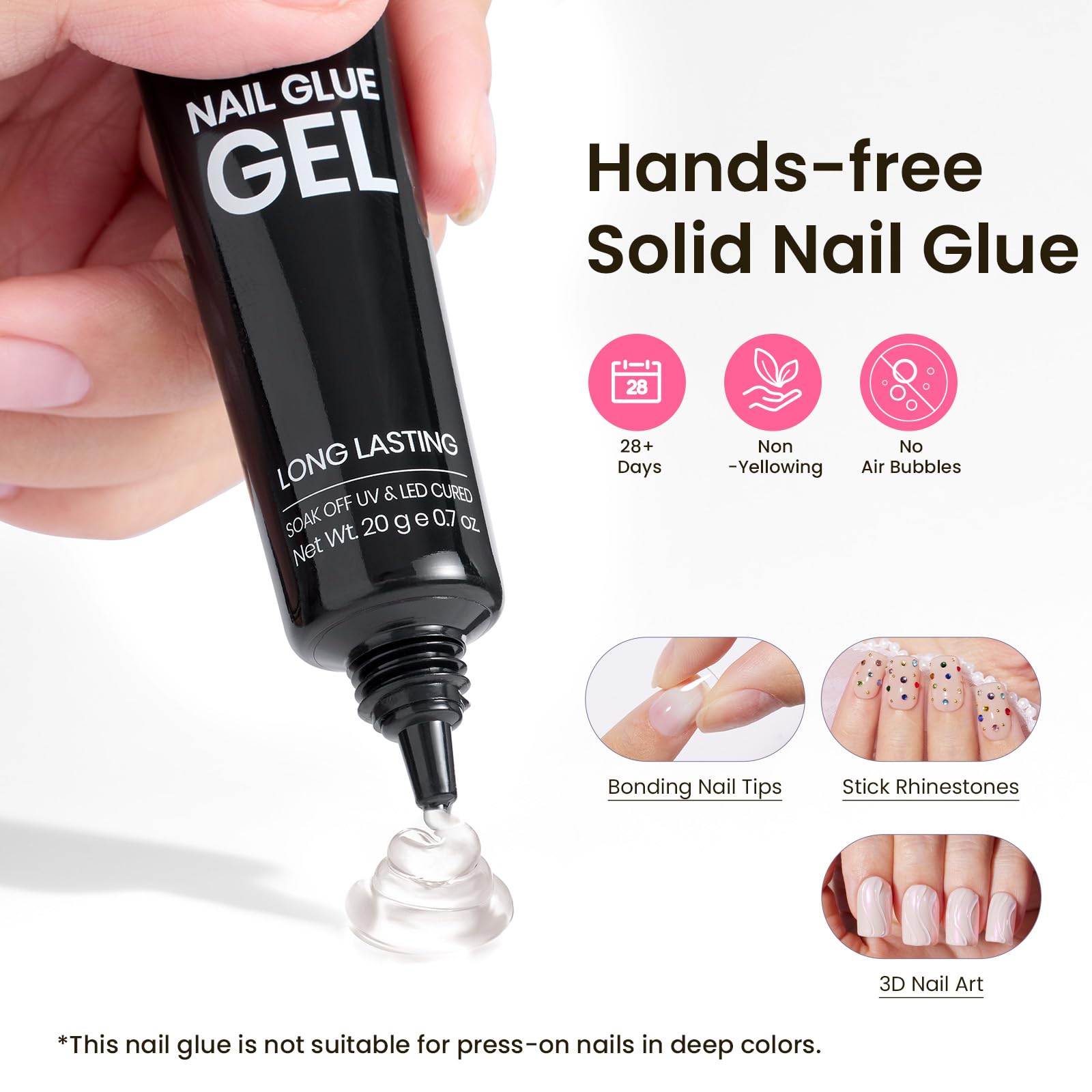 Amazon.com: Beetles Tipex Gel Nail Kit Extra Short Square: 16