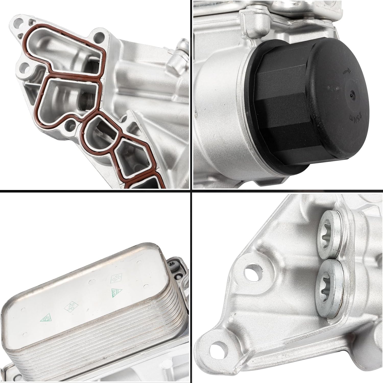 Engine Oil Cooler Filter Housing Compatile with Mercedes Benz E350 E550 G550 GL450 GL550 GLK350 ML350 ML450 ML550 R350 S550 SL550 2721800510