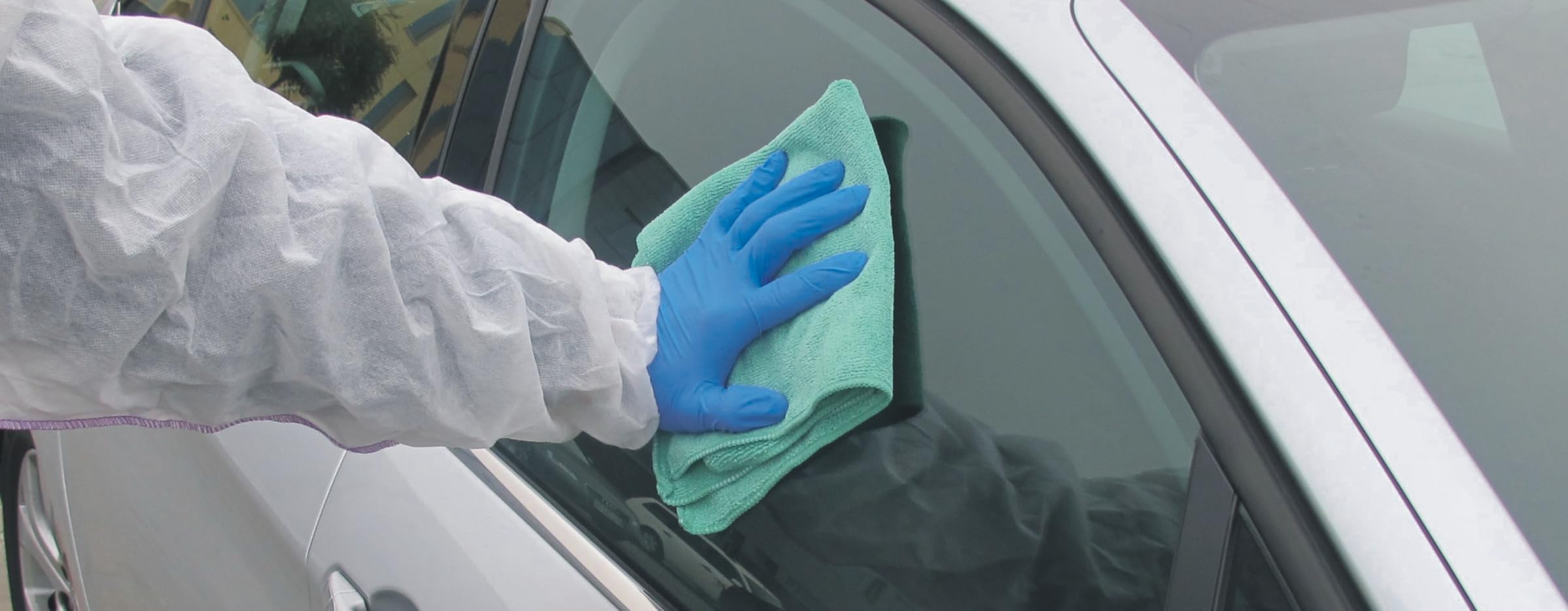 App MF Cloth – Paños de Microfibra para Coche 40x40 cm 360 g/m² | Limpieza sin Marcas ni Arañazos, Ideales para Carrocería e Interiores, Acabado Profesional | Pack 3 Paños Verdes — view 7