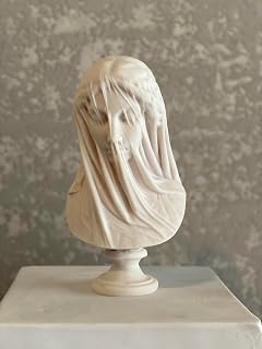 The Veiled Lady Statue, Virgin Lady Statue Sculpture, Virgin Mary