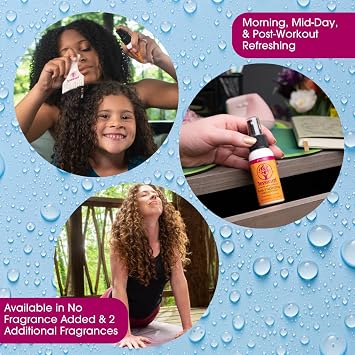 Jessicurl, Awe Inspiraling Spray, Citrus Lavender, 2 Fl oz. Moisturizing Midday Curl Refresher Spray for Curly Hair, Curl Defining