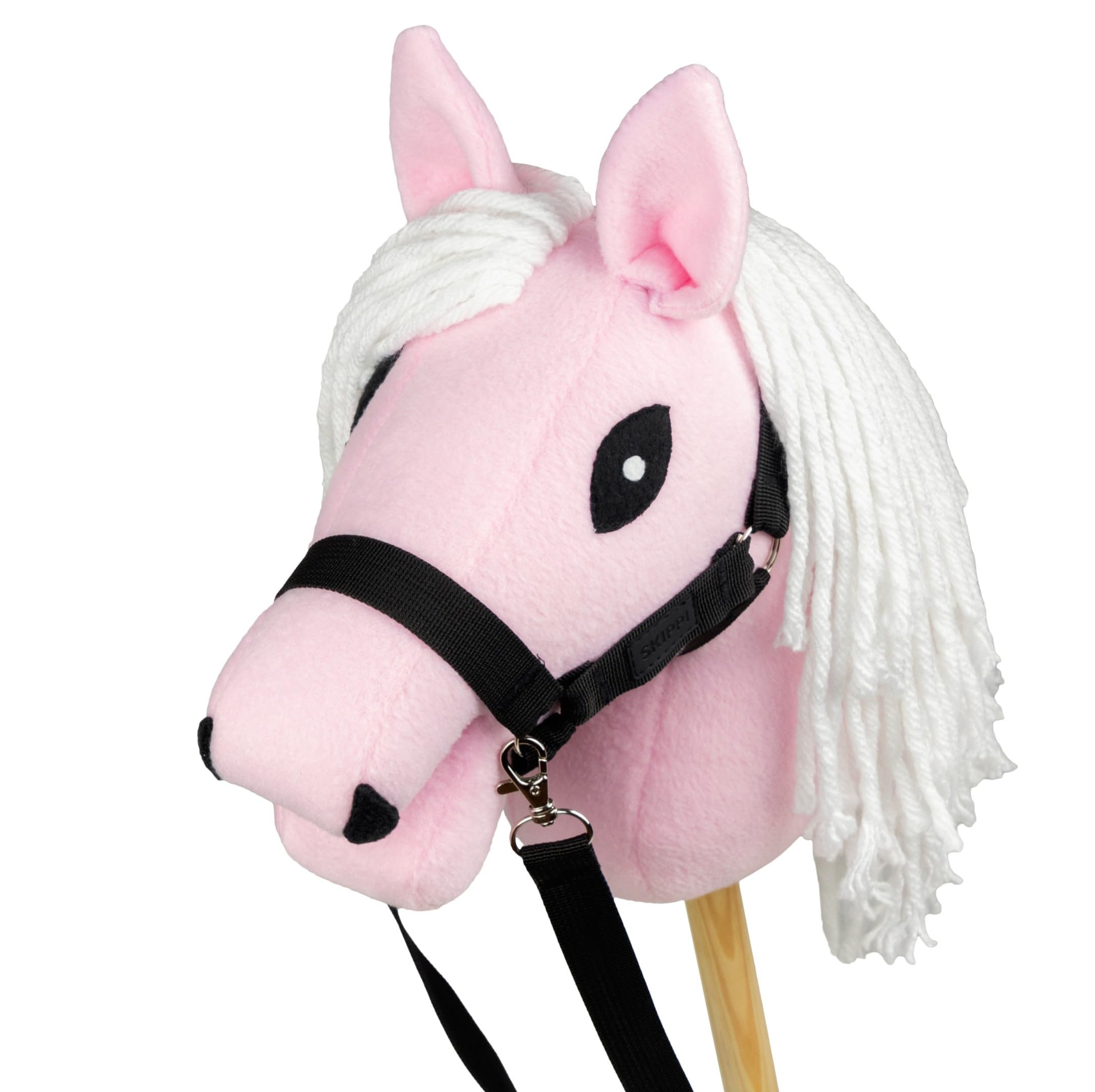 SKIPPI Hobby Horse Pink Headcollar and Reins Set A5 Horse
