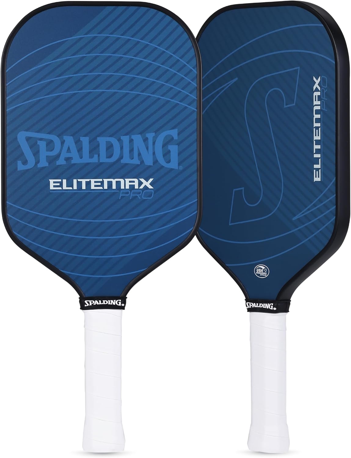 Spalding - Legacy Pro Pickleball Paddle, Elongated Carbon Fiber Face, High-Performance Lightweight Paddle for Power and Control, Durable Comfort Grip, Professional Pickleball Racket