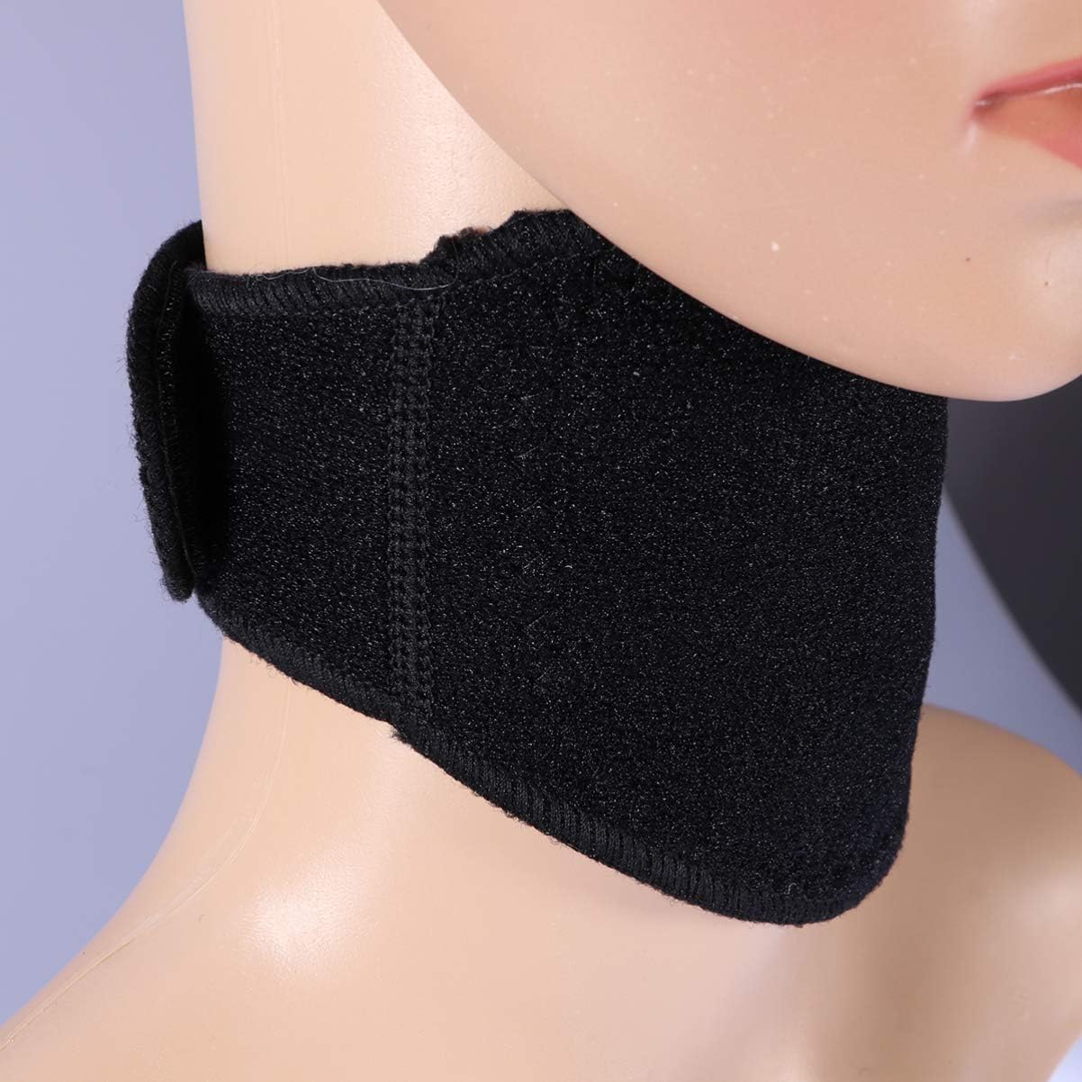 Holibanna Magnetic Therapy Neck Brace Self Heating Neck Support for Cervical Vertebra Protection Fit for Relief and Muscle Relaxation Black