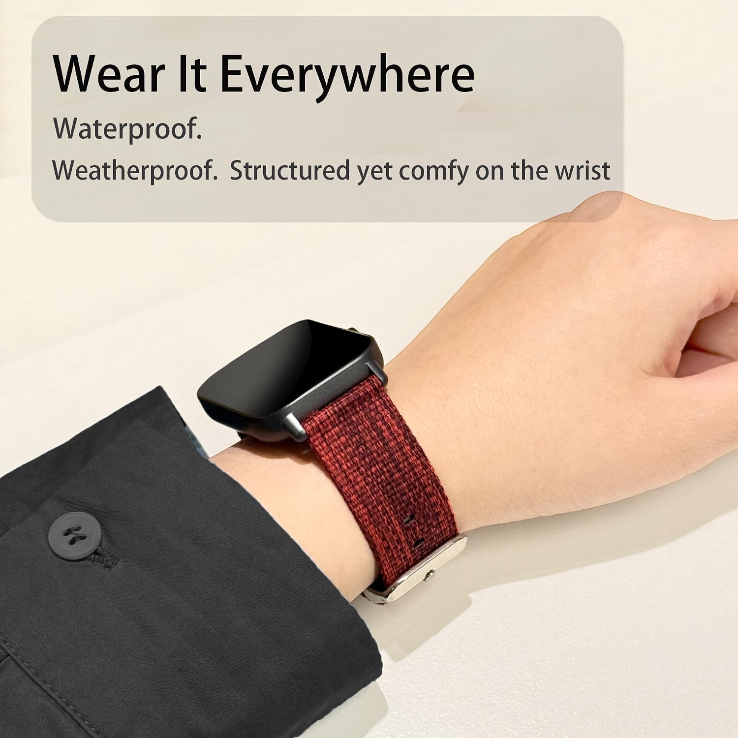 Lamshaw Compatible with Huawei Watch Fit 4 Pro Bands, Breathable Nylon Woven Fabric Replacement Accessory Strap Compatible with Huawei Watch Fit 4 Pro, Fit 4, Fit 3