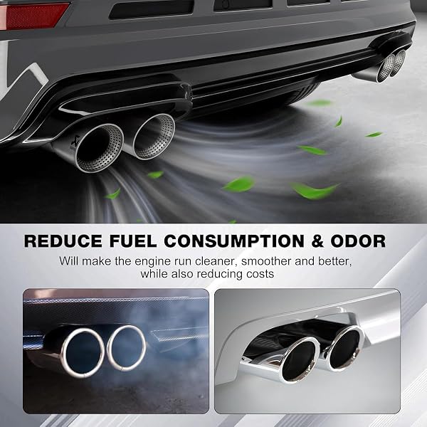 3Pcs Catalytic Converter Cleaner Kit, Boost up Catalytic Convertor Cleaner, Exhaust System Pipe Carbon Removal Cleaner Treatment Additive Oil, Fuel System Treatment Oil Additive - 3