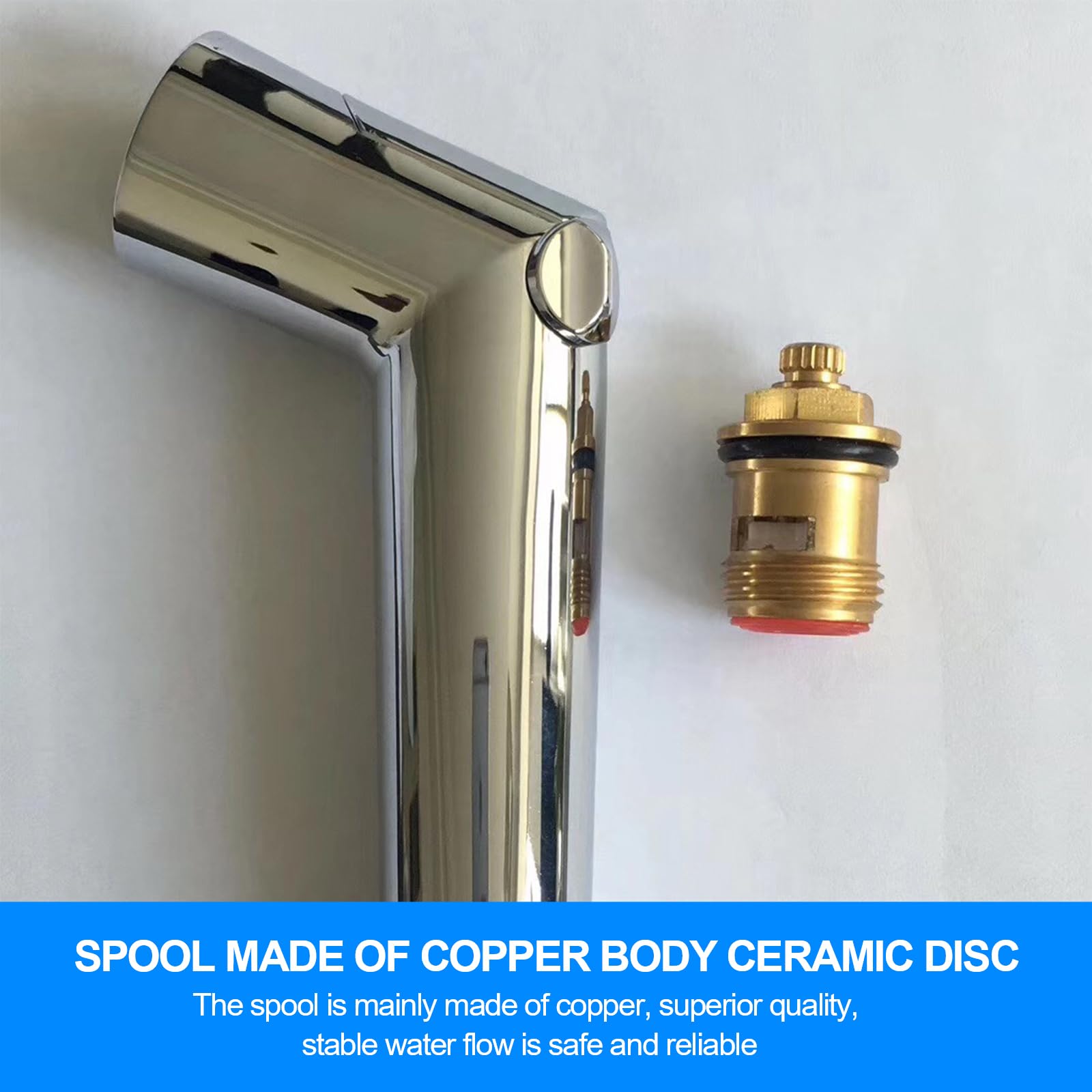 Spruzzatore per Bidet Tenuto in Mano, Bidet Portatile Kit Doccetta, Spruzzatore per WC in ABS, Testa per Ugello Bidet Toilette Atomizzatore Regolabile Doccetta per Pulizia, Igiene Personale, 1 Pezzo