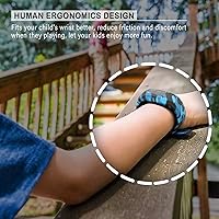 Vista 6 de Bands for Garmin Vivofit jr/jr 2/3, Adjustable Replacement Wristbands with Watch Buckle for Women Men(No Tracker)