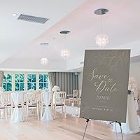 Vista 13 de Caballete de presentaciones de aluminio, ligero, plegable, Negro Paquete de 10