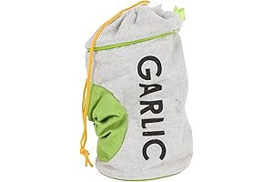 Evriholder Garlic Keeper - Sprout-Free Double-Drawstring Garlic Bag